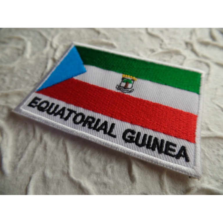 Ecusson drapeau Guinée équatoriale