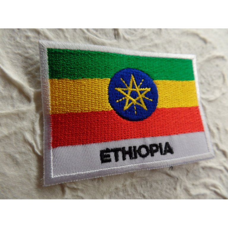 Ecusson drapeau Ethiopie