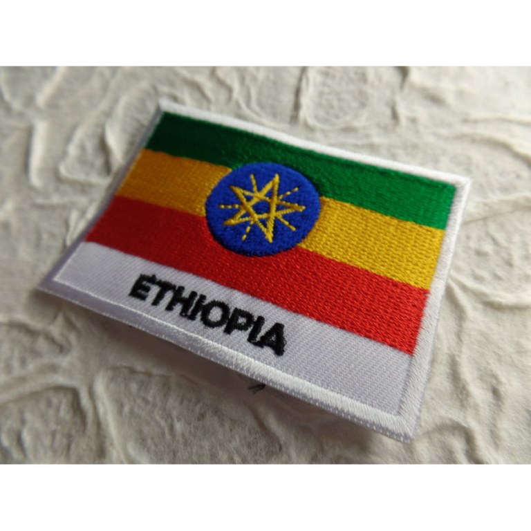 Ecusson drapeau Ethiopie