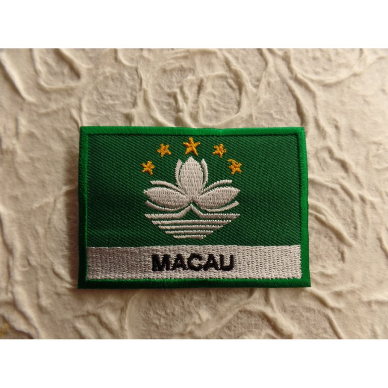 Ecusson drapeau Macao