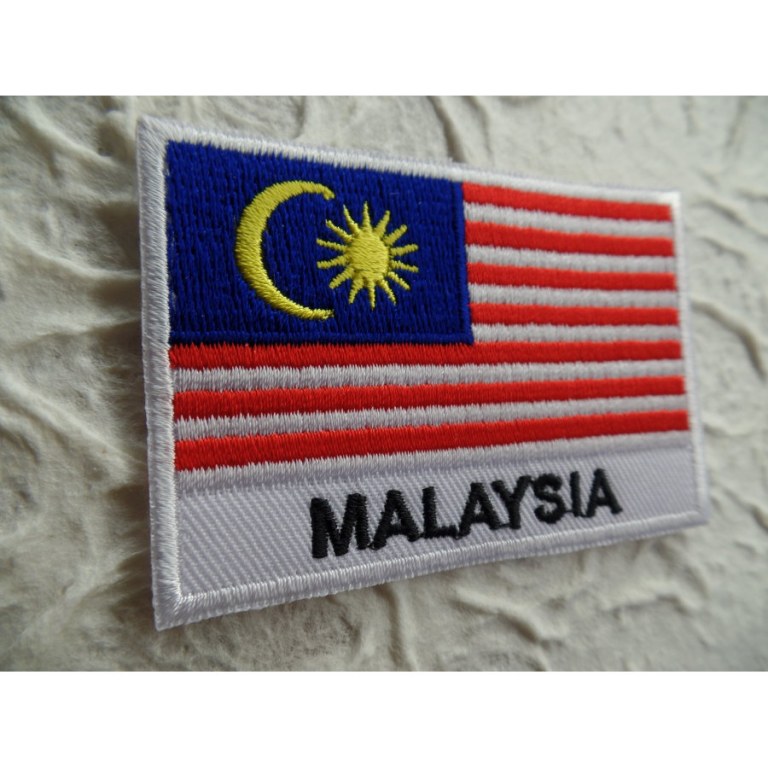 Ecusson drapeau Malaisie