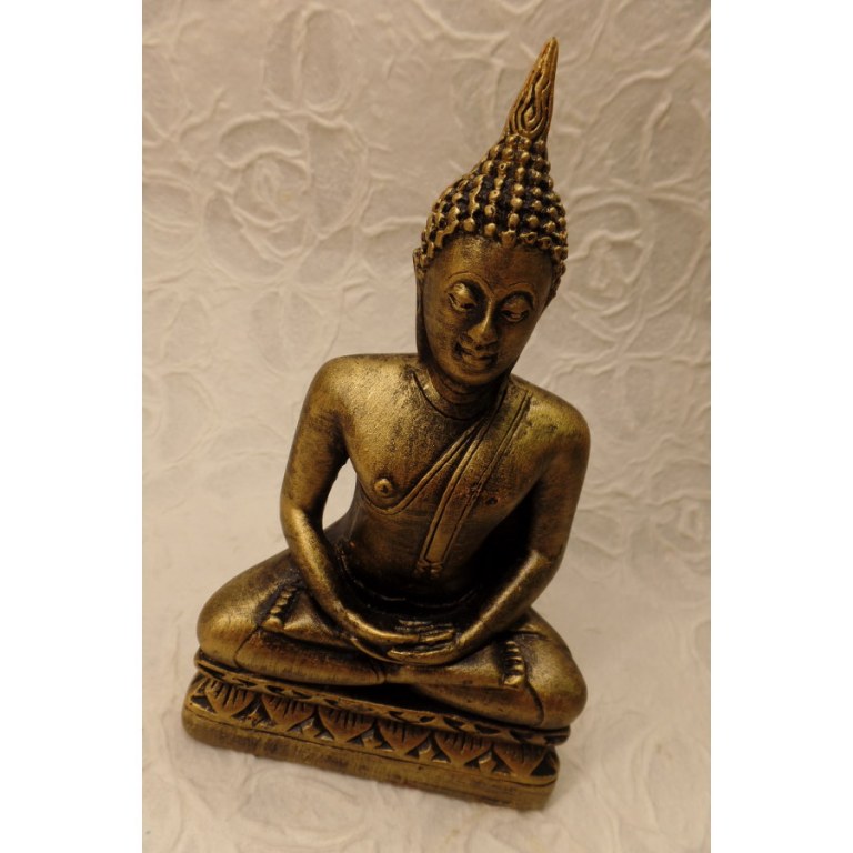 Bouddha Dhyani-Mudra doré