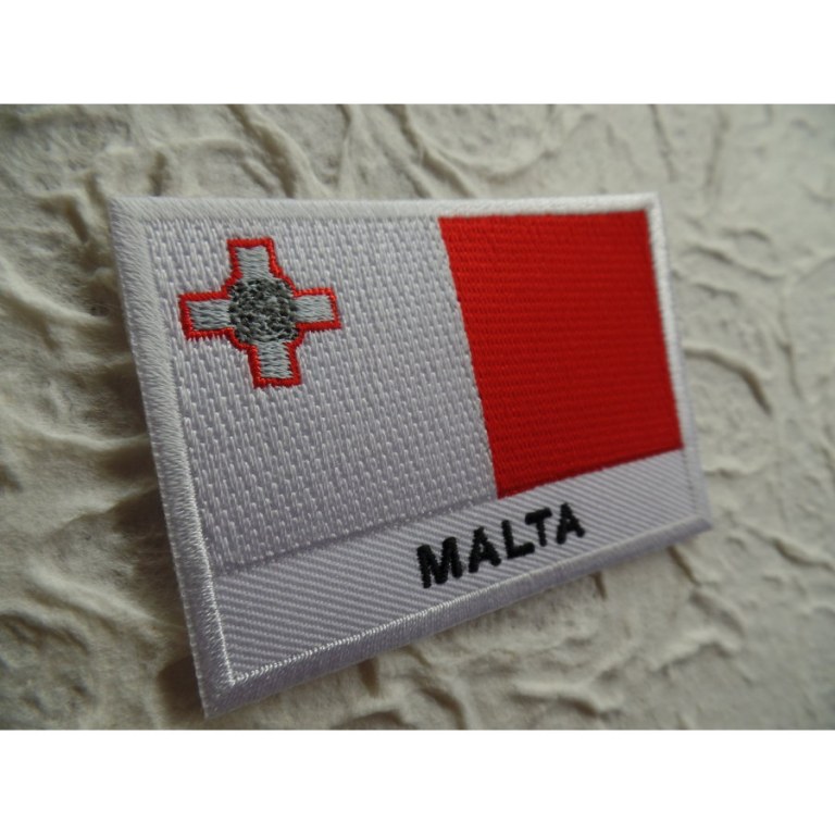 Ecusson drapeau Malte