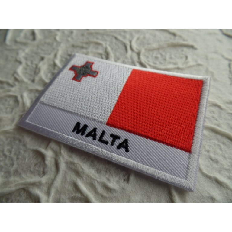 Ecusson drapeau Malte