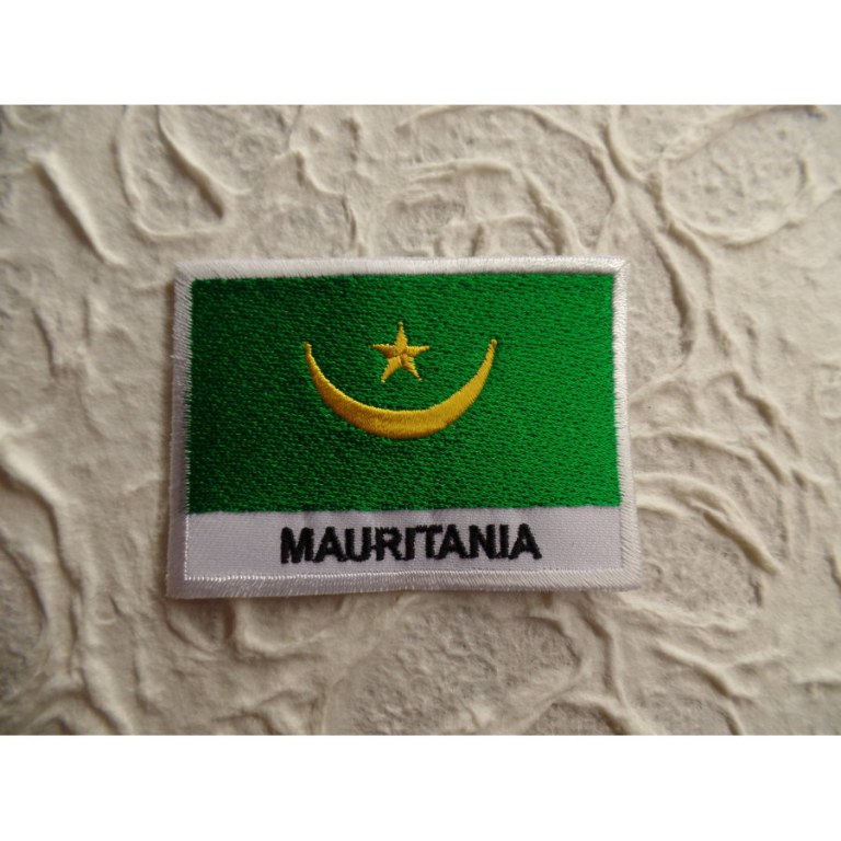 Ecusson drapeau Mauritanie