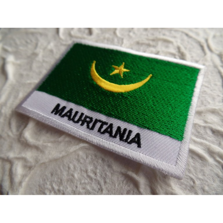 Ecusson drapeau Mauritanie