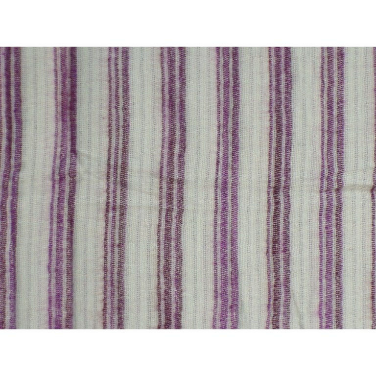 Couverture zen blanc/purple