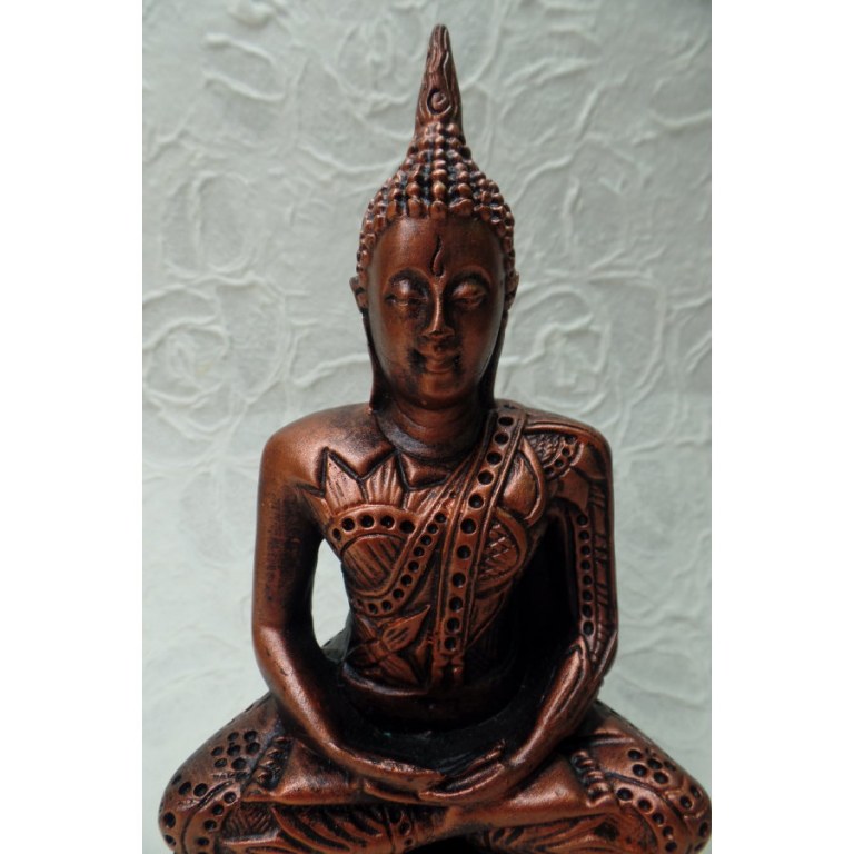 Bouddha cuivré Dhyani-Mudra