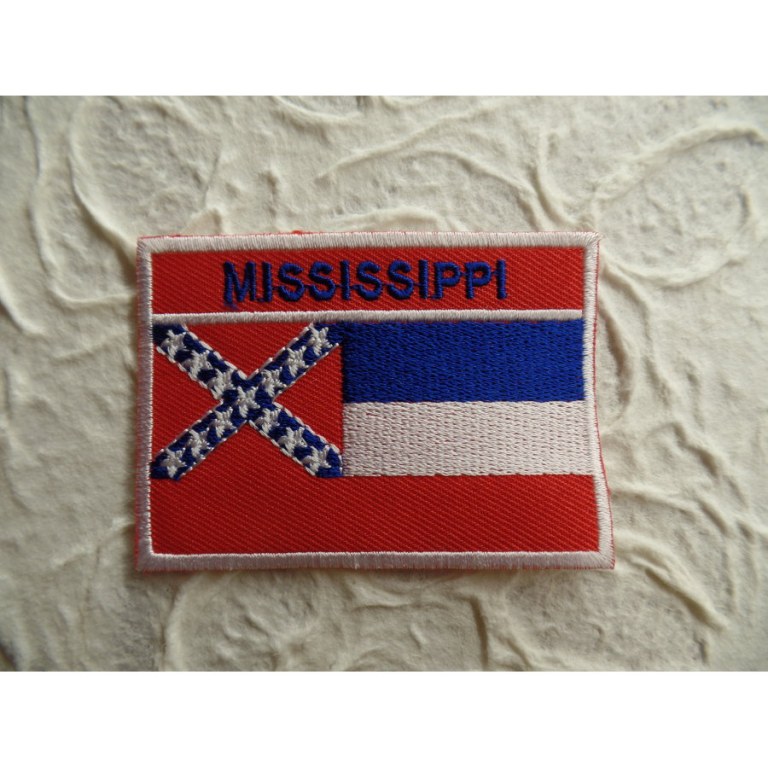 Ecusson drapeau Mississipi