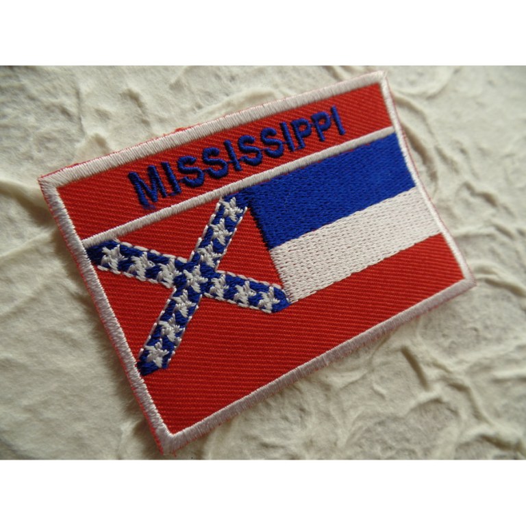 Ecusson drapeau Mississipi