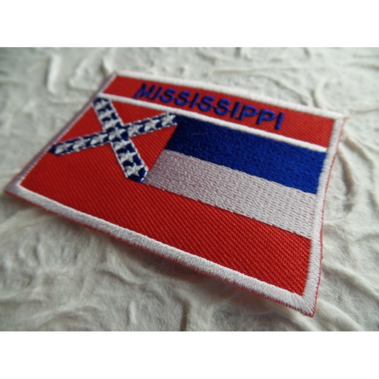 Ecusson drapeau Mississipi