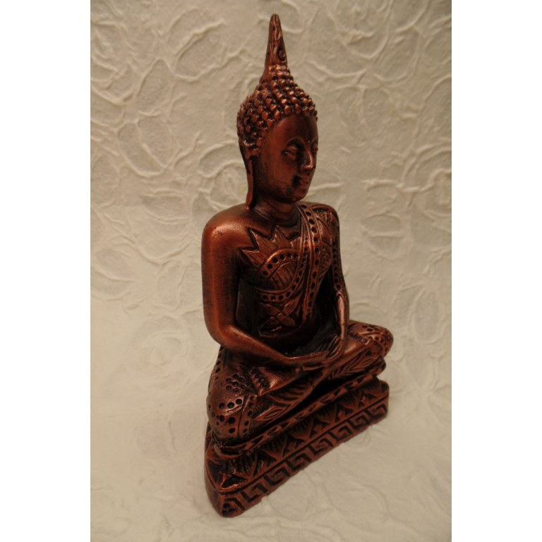 Bouddha cuivré Dhyani-Mudra