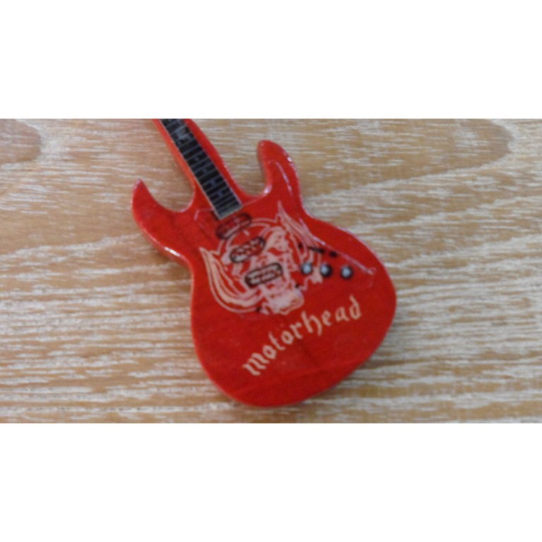Porte clés rouge guitare motörhead