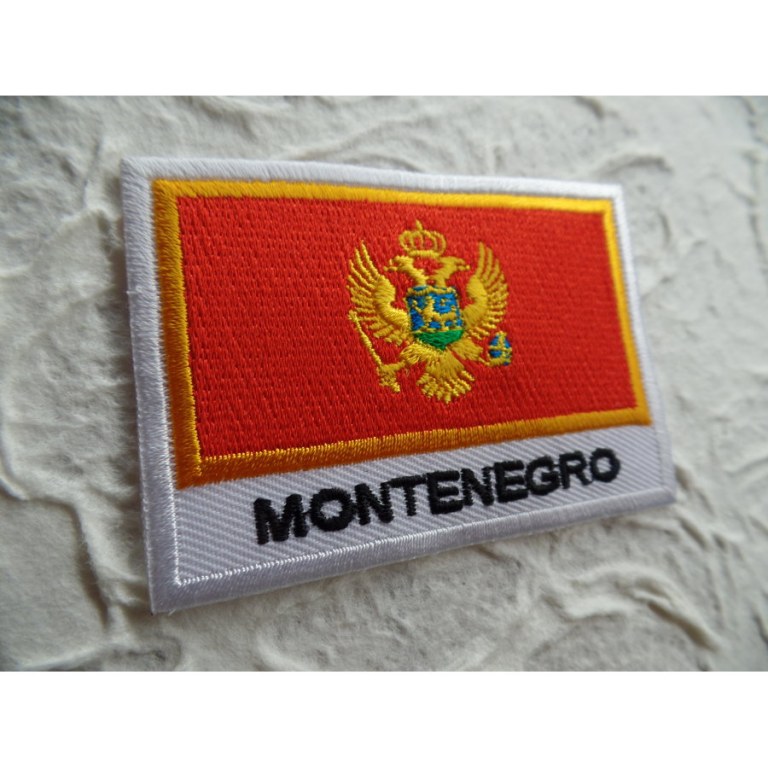 Ecusson drapeau Montenegro