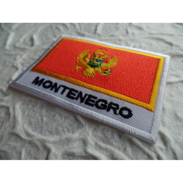 Ecusson drapeau Montenegro