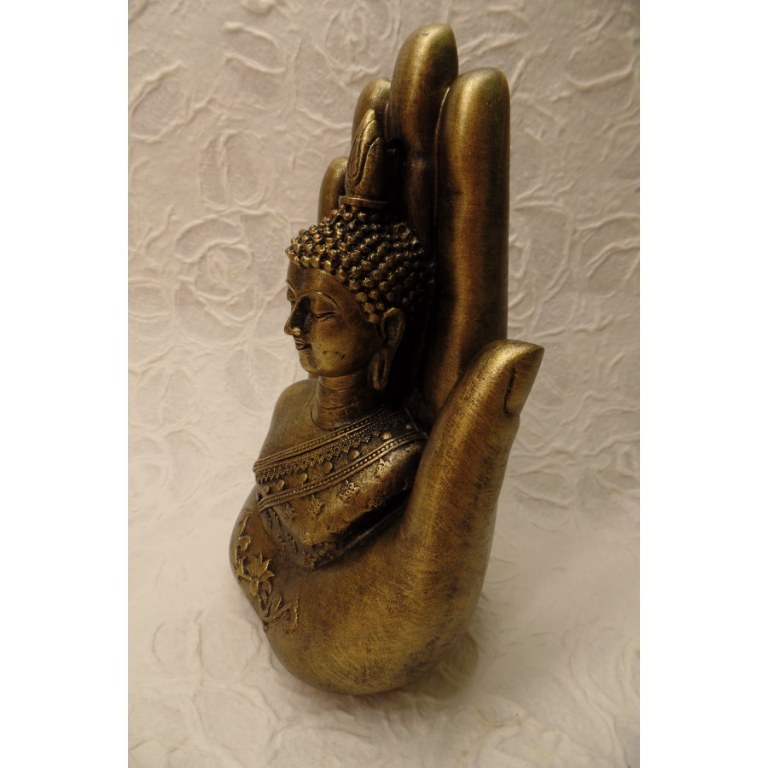 Main de Bouddha dorée