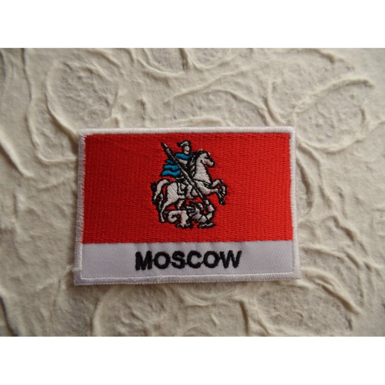 Ecusson drapeau Moscou
