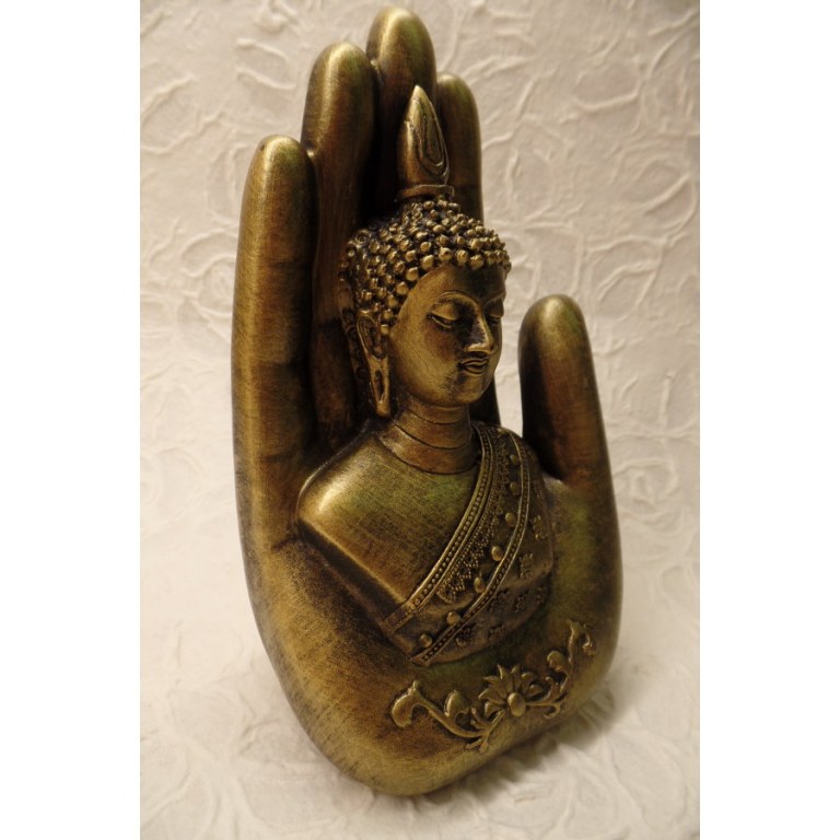 Main de Bouddha dorée