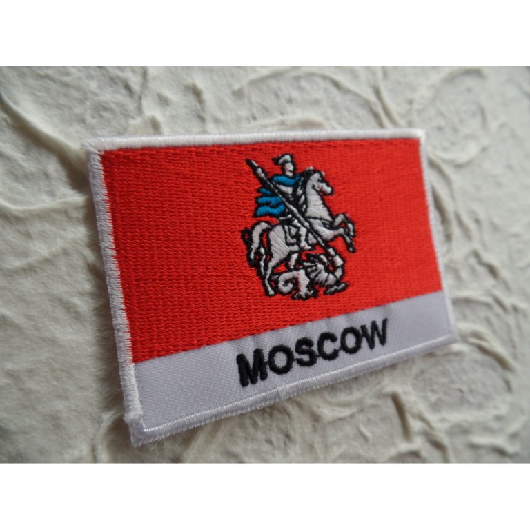 Ecusson drapeau Moscou