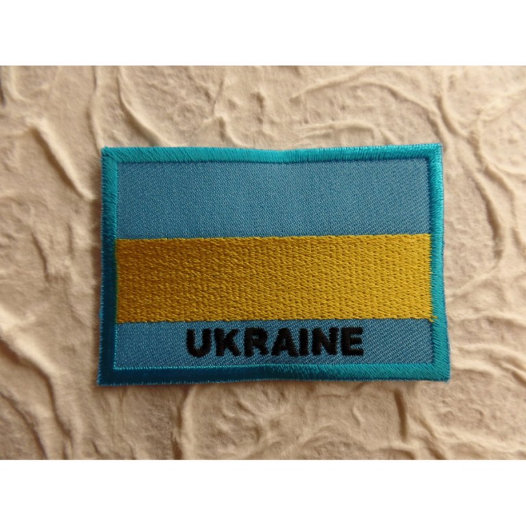 Ecusson drapeau Ukraine