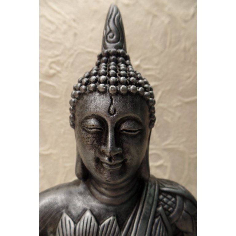 Bouddha gris Dhyani-Mudra