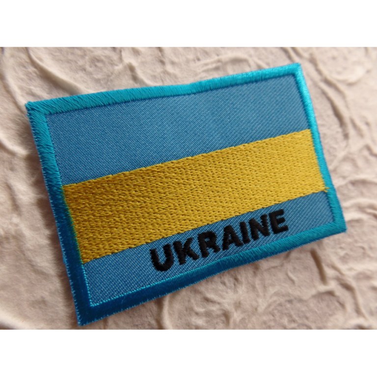 Ecusson drapeau Ukraine