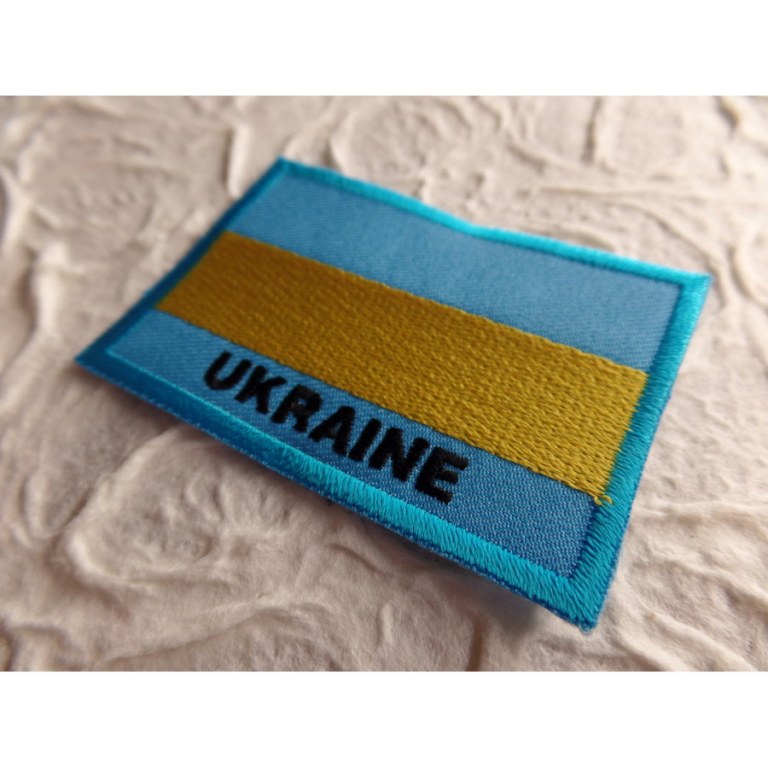 Ecusson drapeau Ukraine
