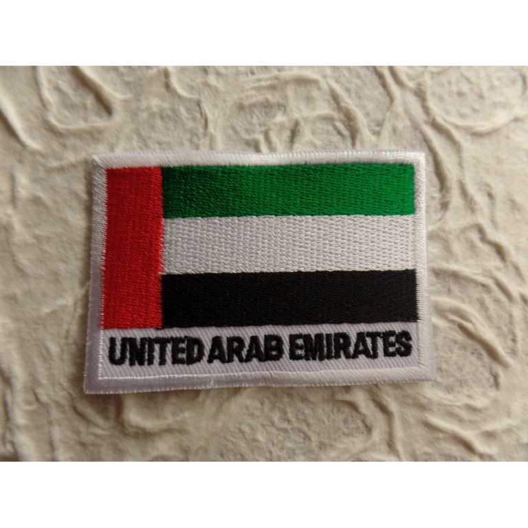 Ecusson drapeau Emirats Arabes unis