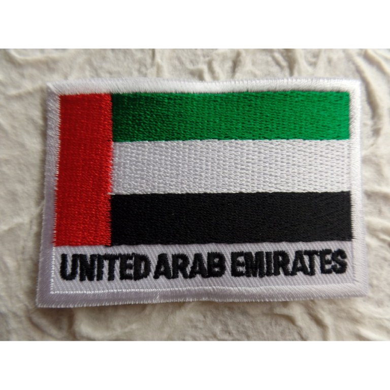 Ecusson drapeau Emirats Arabes unis