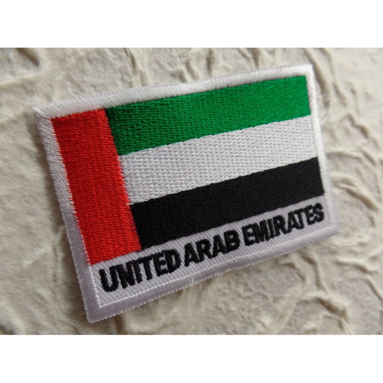 Ecusson drapeau Emirats Arabes unis