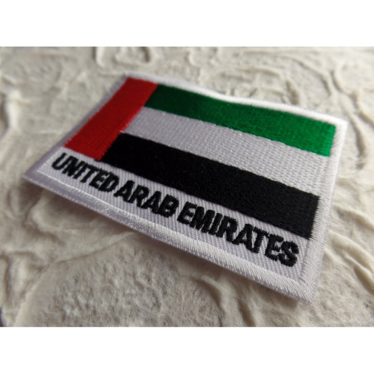 Ecusson drapeau Emirats Arabes unis