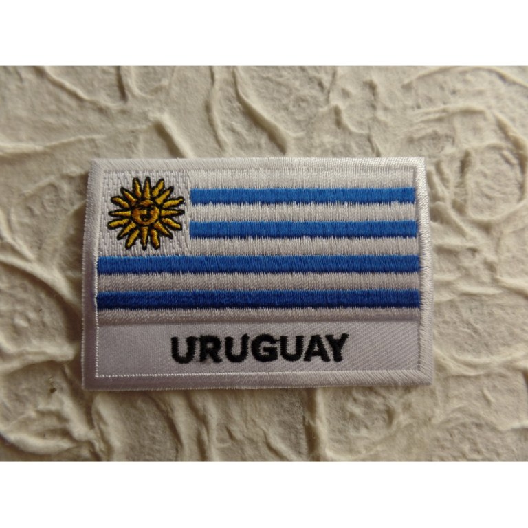 Ecusson drapeau Uruguay