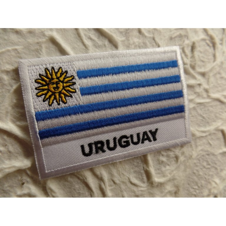 Ecusson drapeau Uruguay