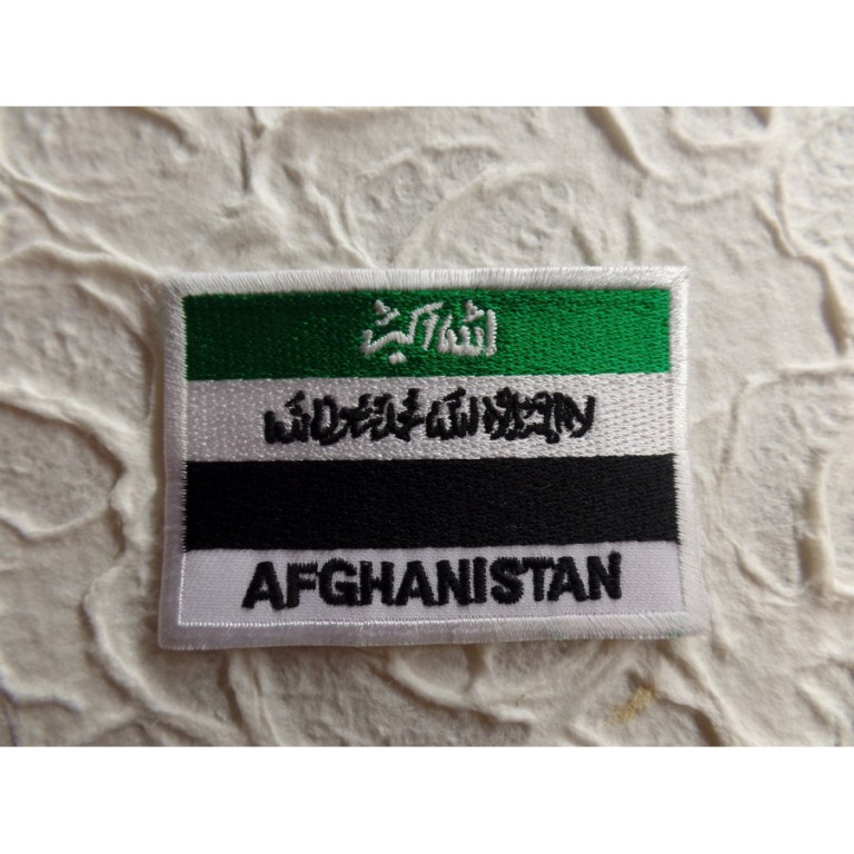 Ecusson drapeau de l'Afghanistan