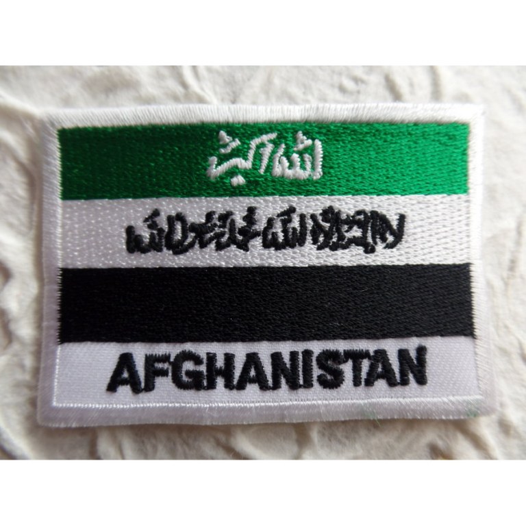 Ecusson drapeau de l'Afghanistan