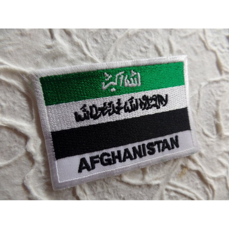 Ecusson drapeau de l'Afghanistan