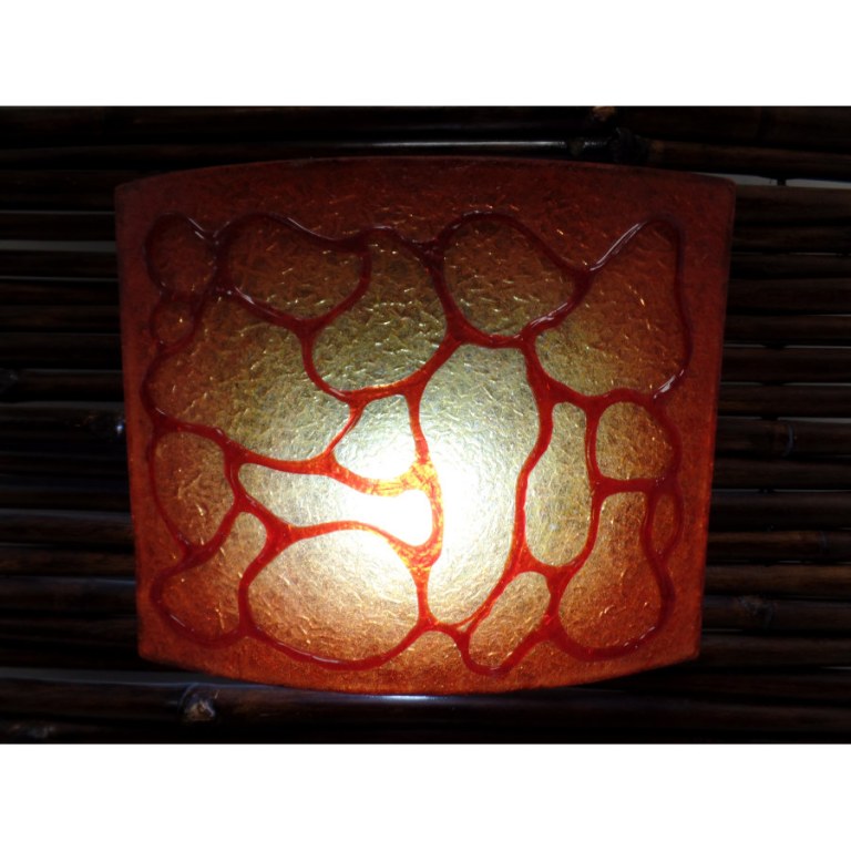 Lampe murale caramel