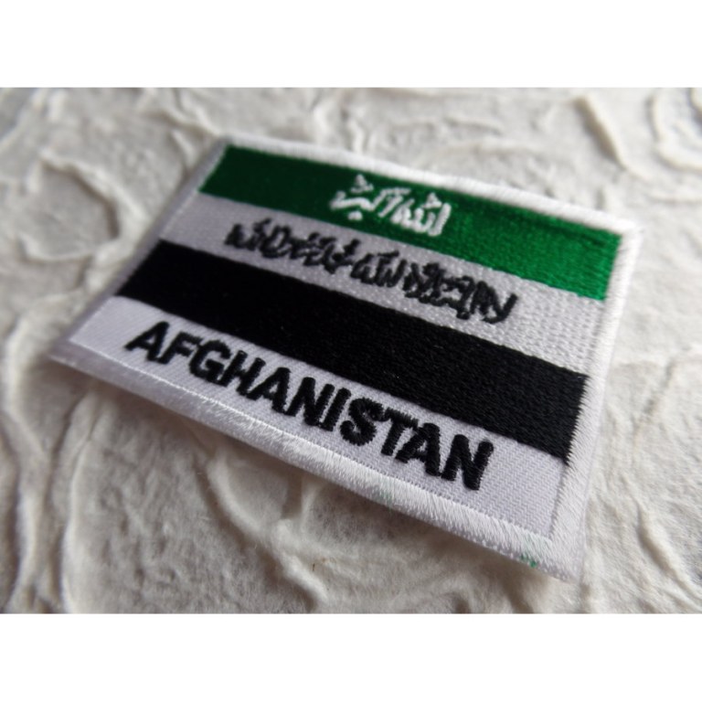 Ecusson drapeau de l'Afghanistan