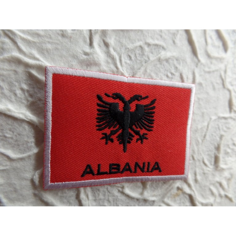 Ecusson drapeau Albanie