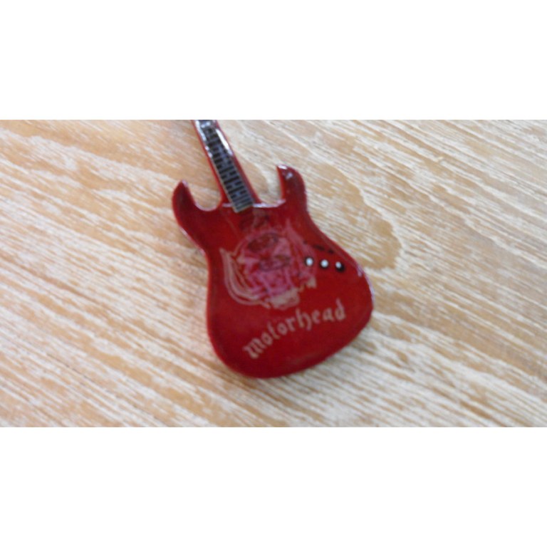 Porte clés bordeaux guitare motörhead
