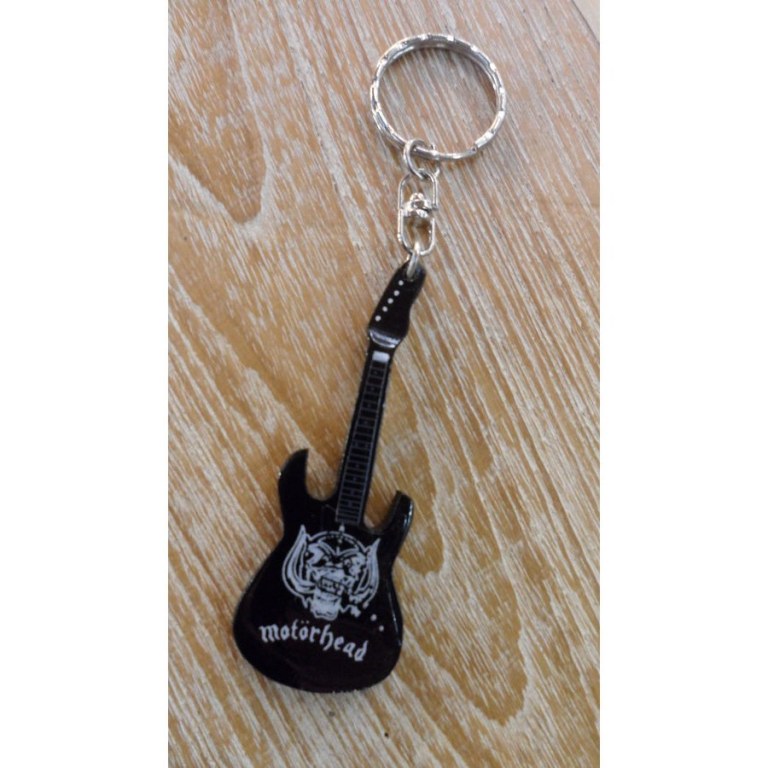 Porte clés noir guitare Motörhead