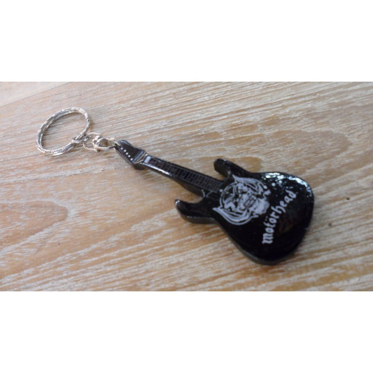 Porte clés noir guitare Motörhead