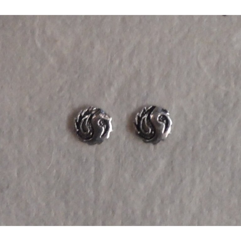 Boucles d'oreilles new yin yang