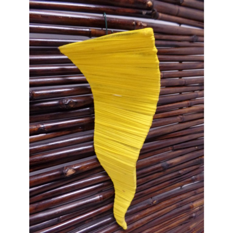 Applique murale Ondulation jaune