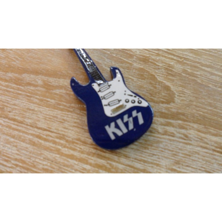 Porte clés bleu guitare Kiss