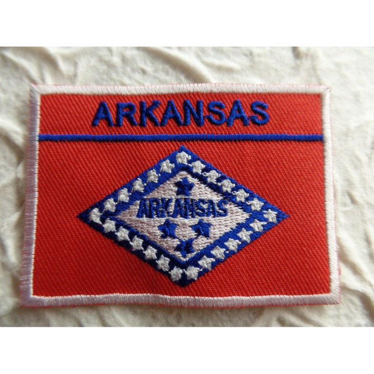 Ecusson drapeau Arkansas