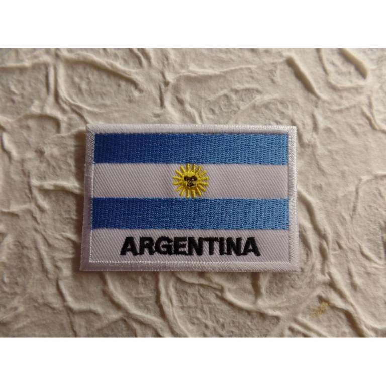 Ecusson drapeau Argentine