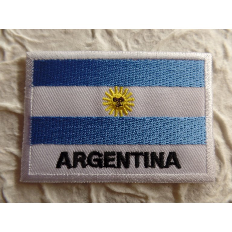 Ecusson drapeau Argentine