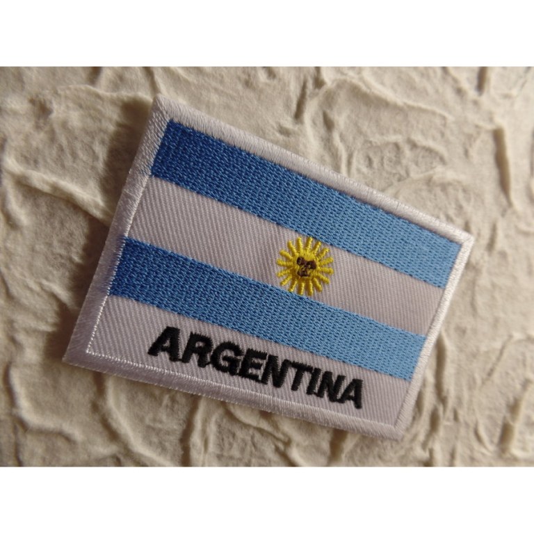 Ecusson drapeau Argentine