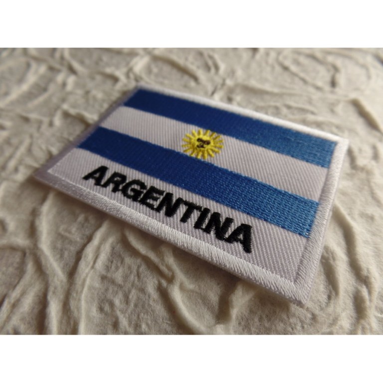 Ecusson drapeau Argentine